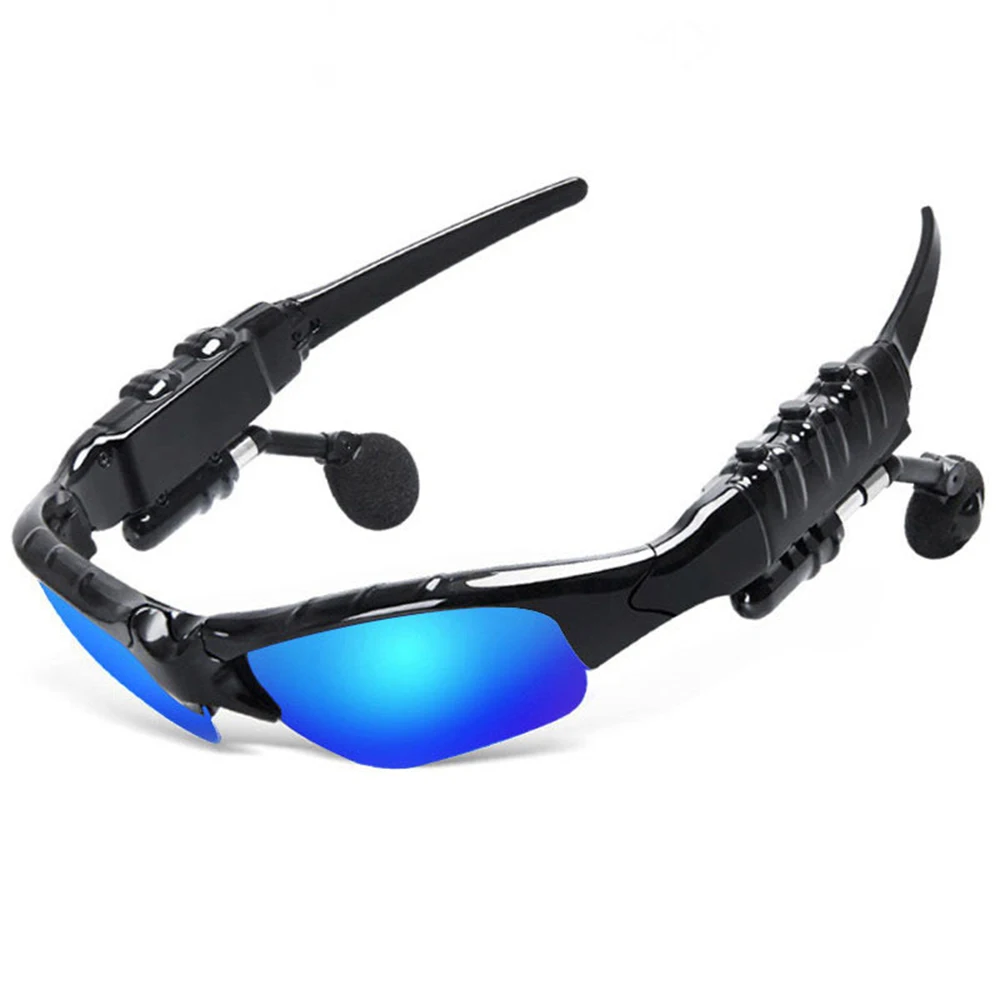 Fashion Sports Stereo Glasses Earphones Wireless Bluetooth Headset Polarized Sunglasses Noise Reduction Headphones For Driving