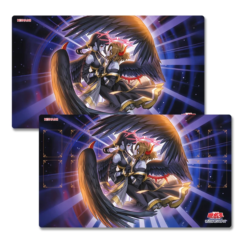 

Yugioh Condemned Darklord Play Mat Yu-Gi-Oh! TCG OCG Trading Card Games Mat Duel Plate Rubber Card Mat Mouse Pad