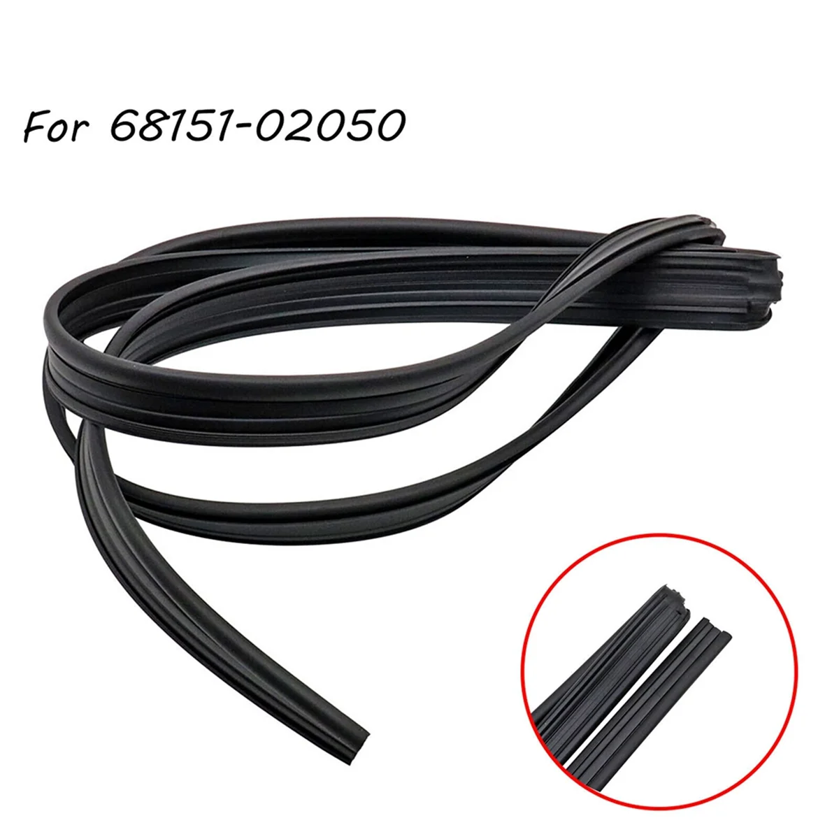 

Передняя левая дверь Стеклянный канал Фетровый ход 68151-02050, 6815102050 Для Toyota Corolla 2002-2008—L49A