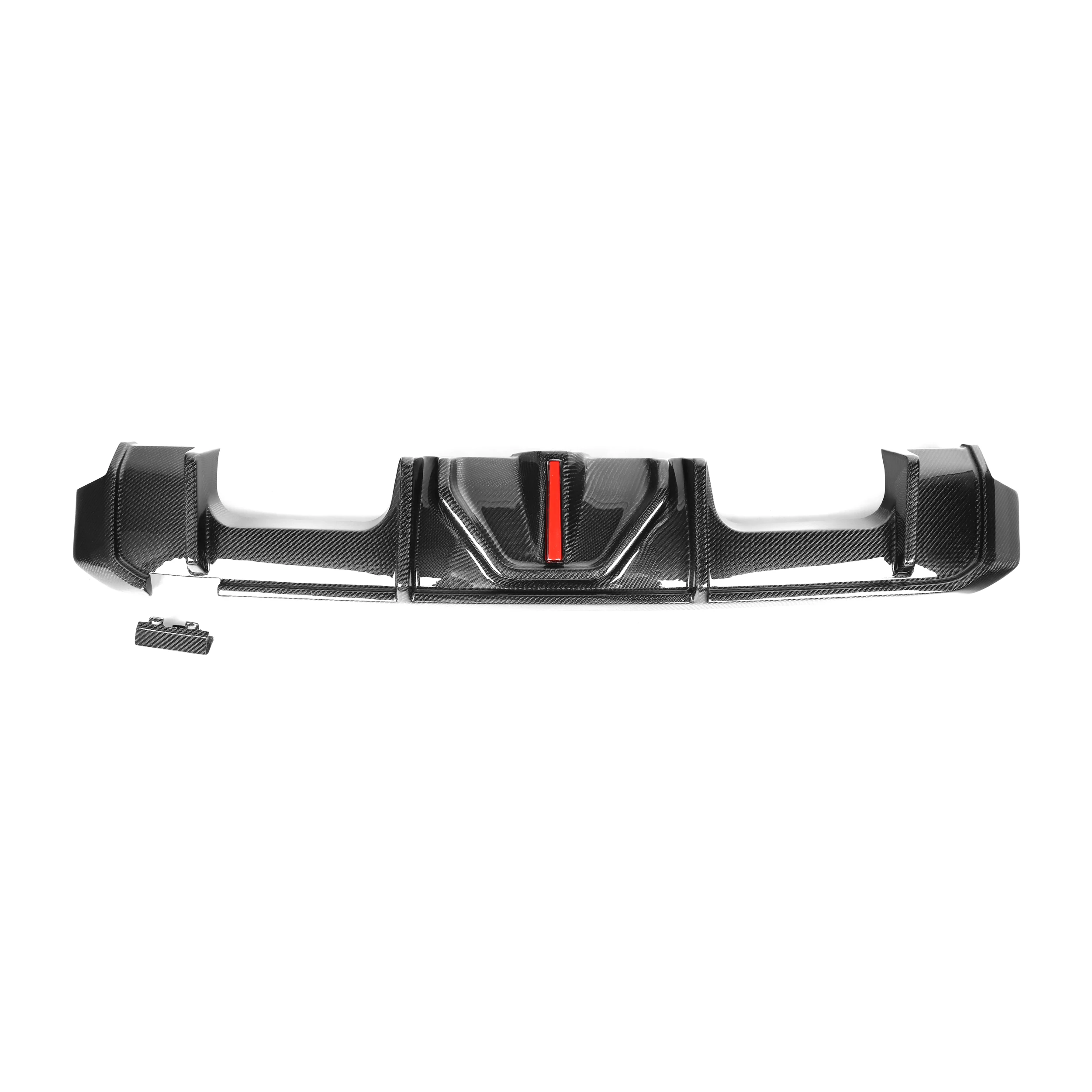 

Real Carbon Fiber AK Style Rear Bumper Diffuser With LED Light for BMW M3 G80 4-door/M4 2-door 2021+ G80 G82 G83 Rear Diffuser