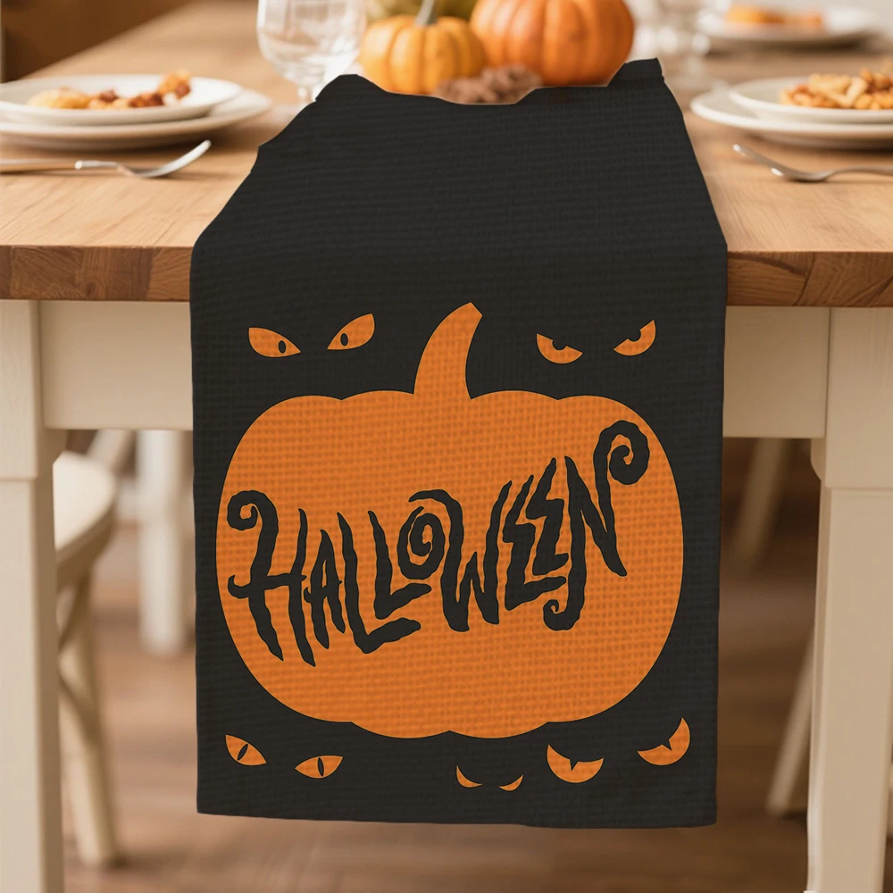 

Halloween table runners autumn Table decoration and accessories for Harvest Festival Thanksgiving Day tablecloth