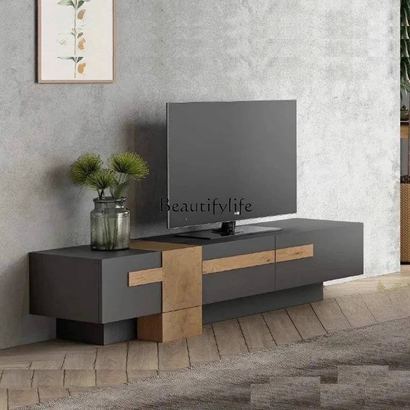 

Painted dining side cabinet Modern minimalist creative personalized TV cabinet