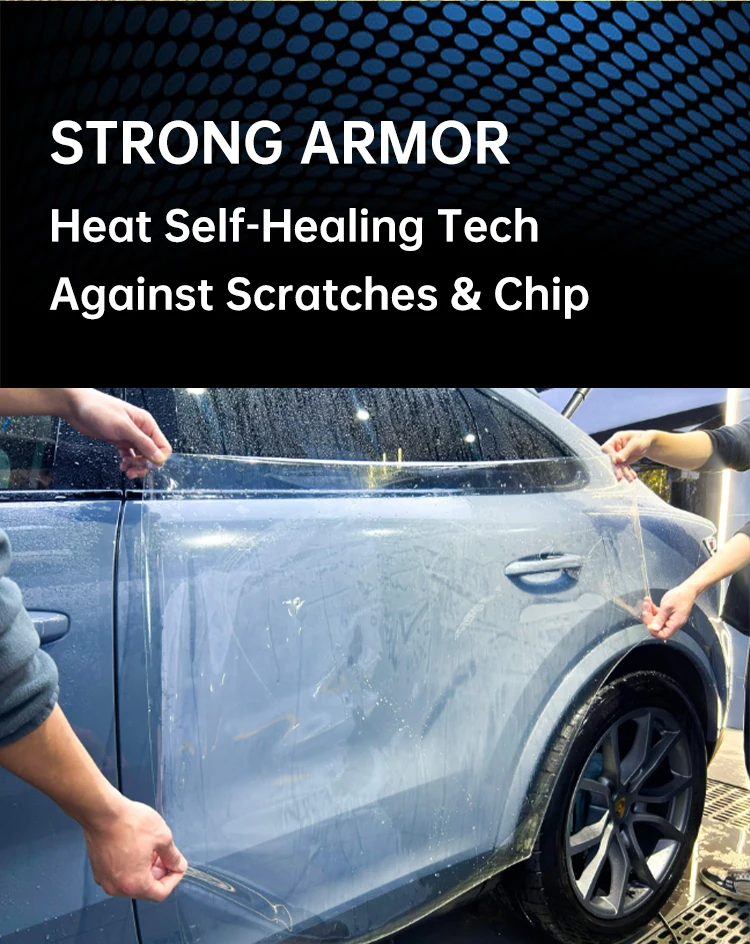 Film Pelindung Cat Mobil PPF Transparan Anti Gores Permukaan Mengkilap Tahan UV, Laris di Cina Tahun 2025