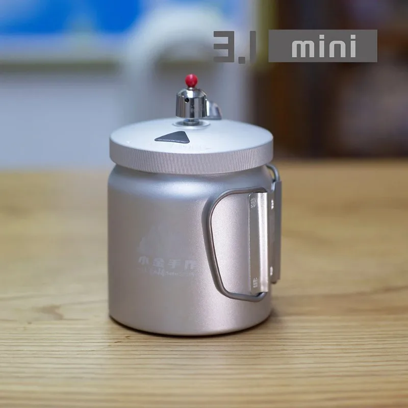 3.1 Mini Portable Lightweight Aluminum Pressure Cooker 580ML 85KPA