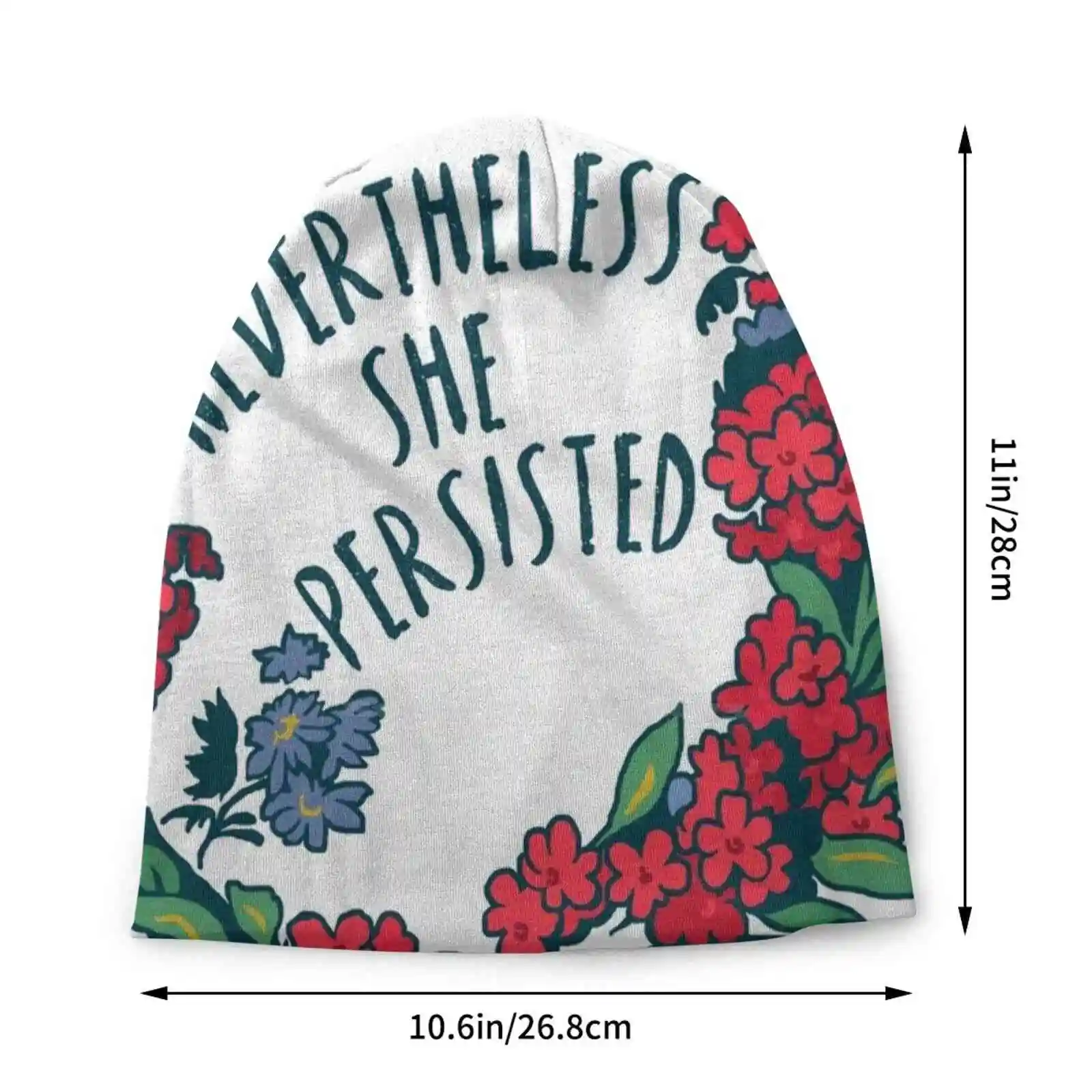 Nevertheless She Persisted Knitted Hat Warm Beanie Outdoor Caps She Persisted Feminist Riotgrrrl Elizabeth Warren Feminism The