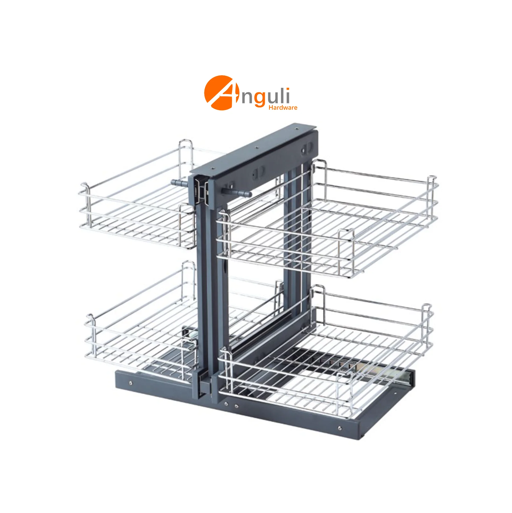 

Iron Universal Magic Corner Pull-Out Basket Kitchen Hardware Product