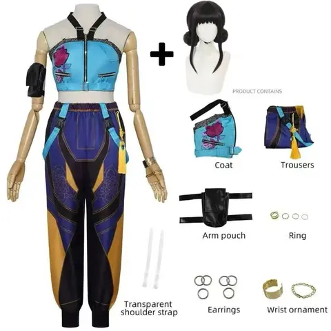 New Anime Kids Girl Roleplay Cosplay Costumes Zoey Full Costume Set for K-pop Halloween Carnival Party Suits Clothes Outfit