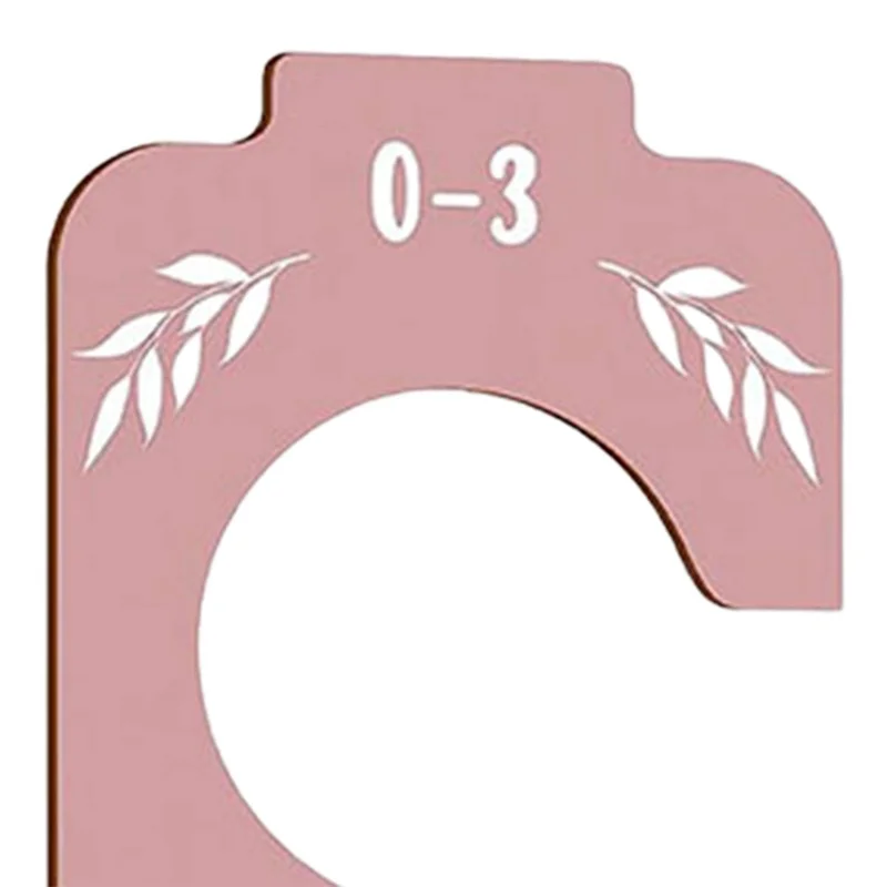 

A30F-16PCS Wooden Baby Closet Dividers Baby Clothes Organizer Newborn Supplies For New Parents