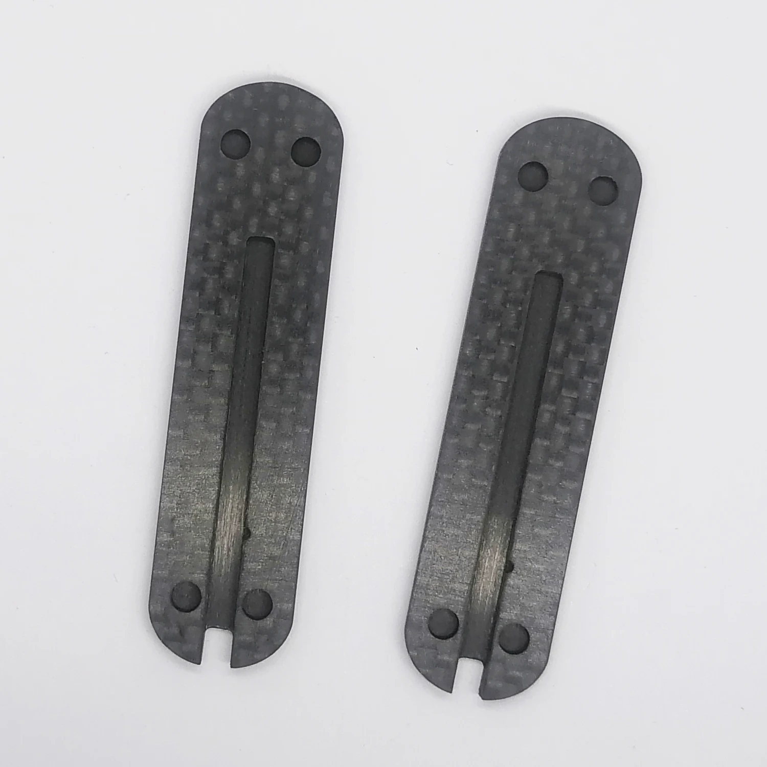 1 Pair Hand Made Carbon Fiber Scales for 65mm Victorinox Swiss Army Knife 65 mm Scales for SAK