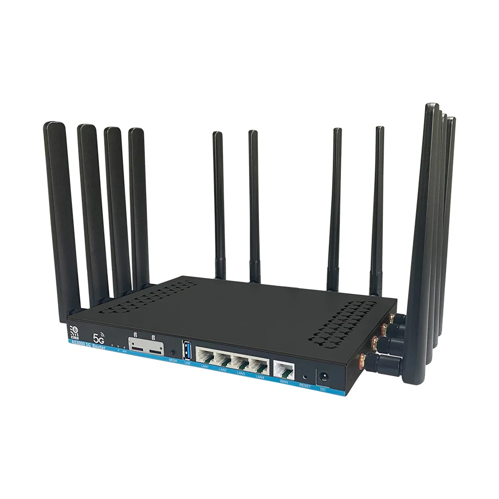 

ZBT Z8102AX-T Dual SIM Modem 3000Mbps WiFi6 5G MTK7981B Chipset New External Antennas 5g Wifi Router With Sim Card Slot