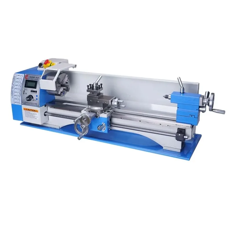 

Factory Direct Sales of Double Chuck Mini Manual Horizontal Metal Lathes Pool Ball Rod Repair 850W Motor Excellent