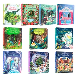 10 libri/set libri Usborne Peep Inside Classic Fairy Tale baby Children English Educational 3D Flap Picture Story bedtime Book