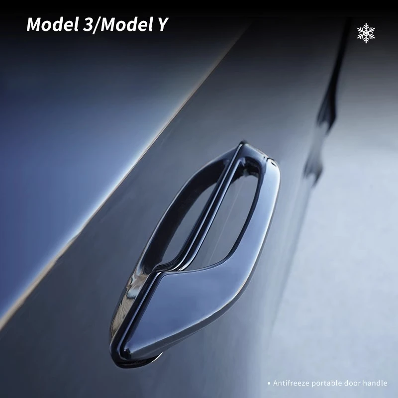 

Для Tesla Model 3/Y 2019-2024 Highland антифриз дверная ручка защитная наклейка ABS дверная ручка защитный чехол автомобильные аксессуары