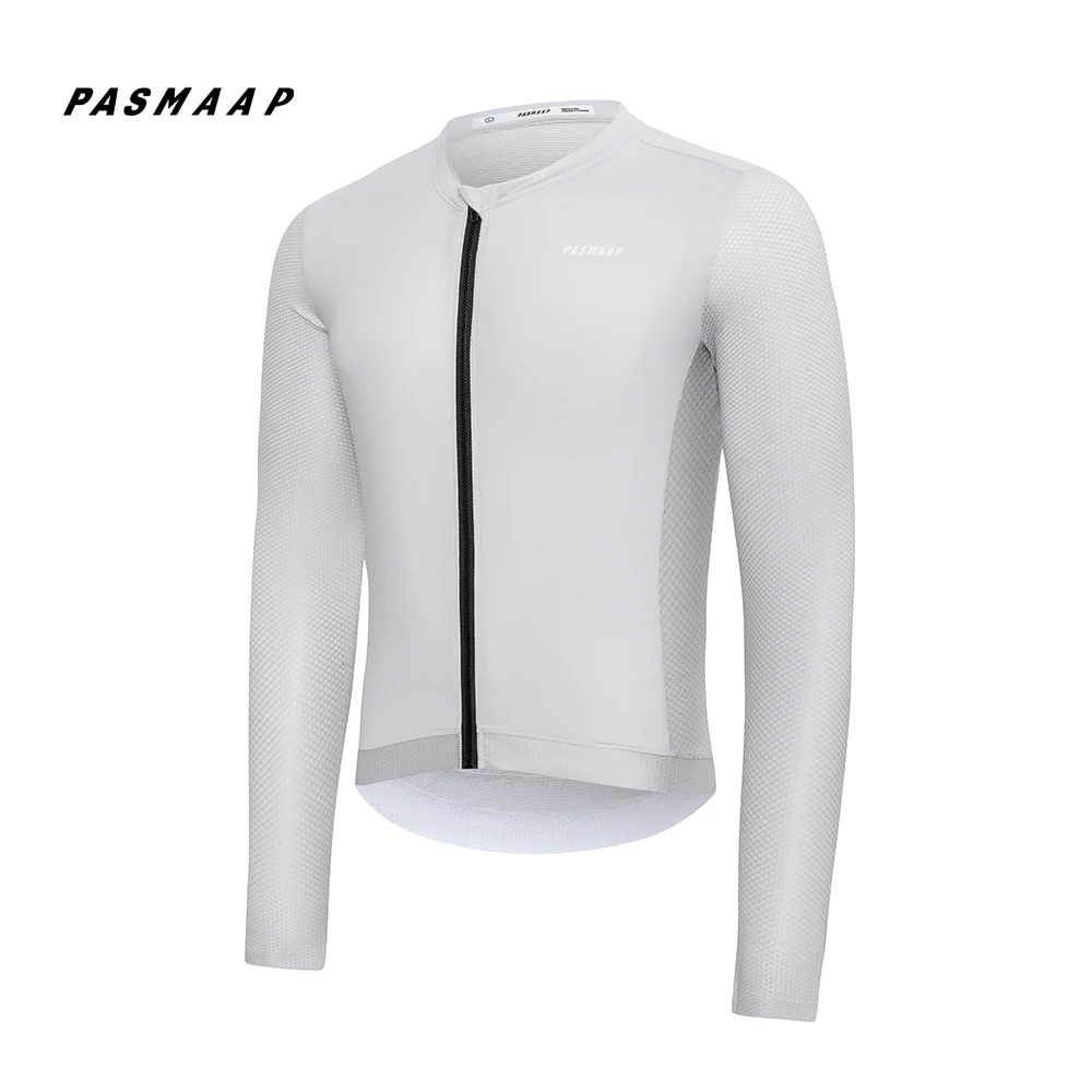 2025 PASMAAP Cycling Jersey Long Sleeve Pro Team Jersey MTB Road Bike Clothing Maillot Ciclismo Hombre Breathable Bicycle Shirts