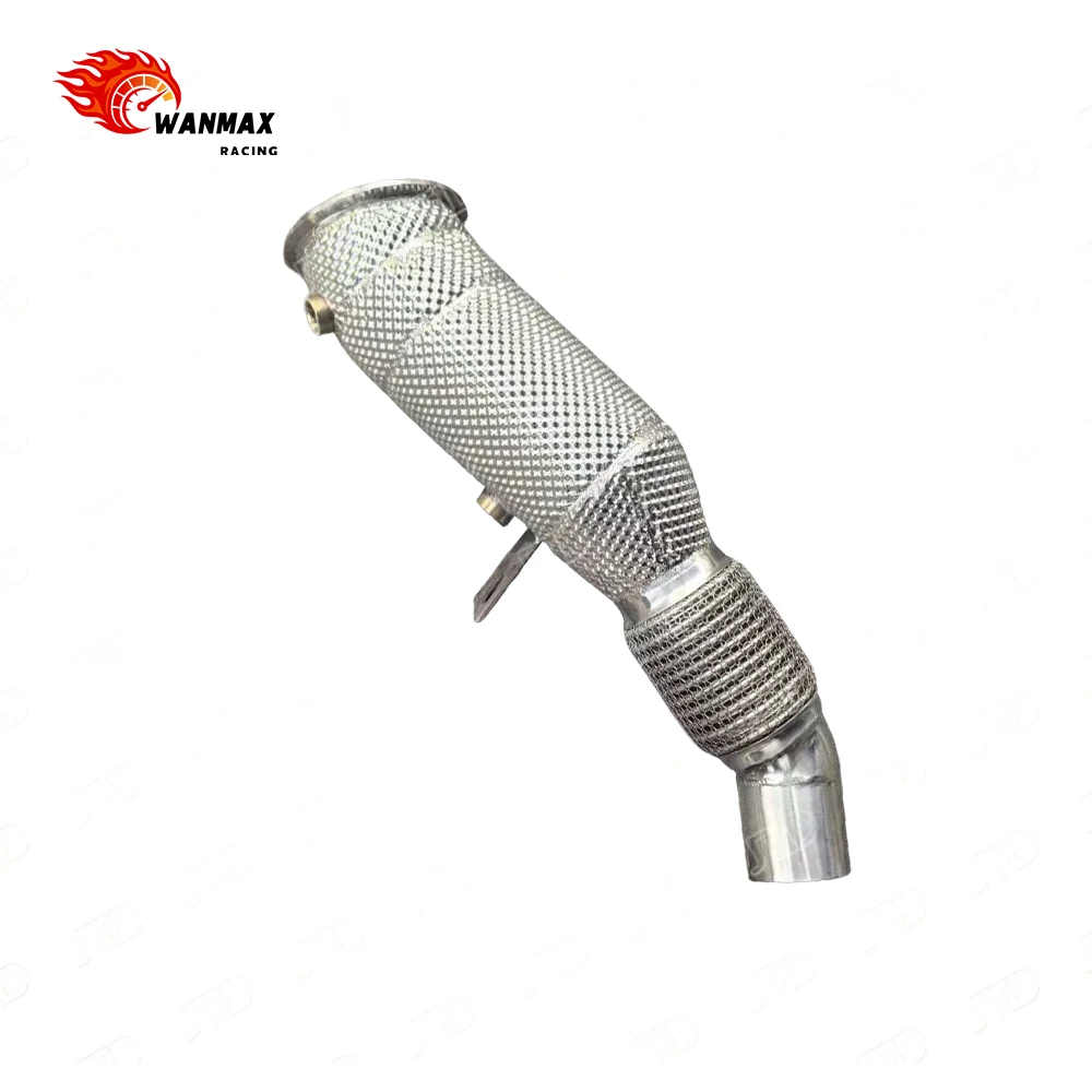 High Performance 304SS Downpipe for  F10 N20 528i - Increases 9.5Ps Power, Stainless Steel, Direct Fit