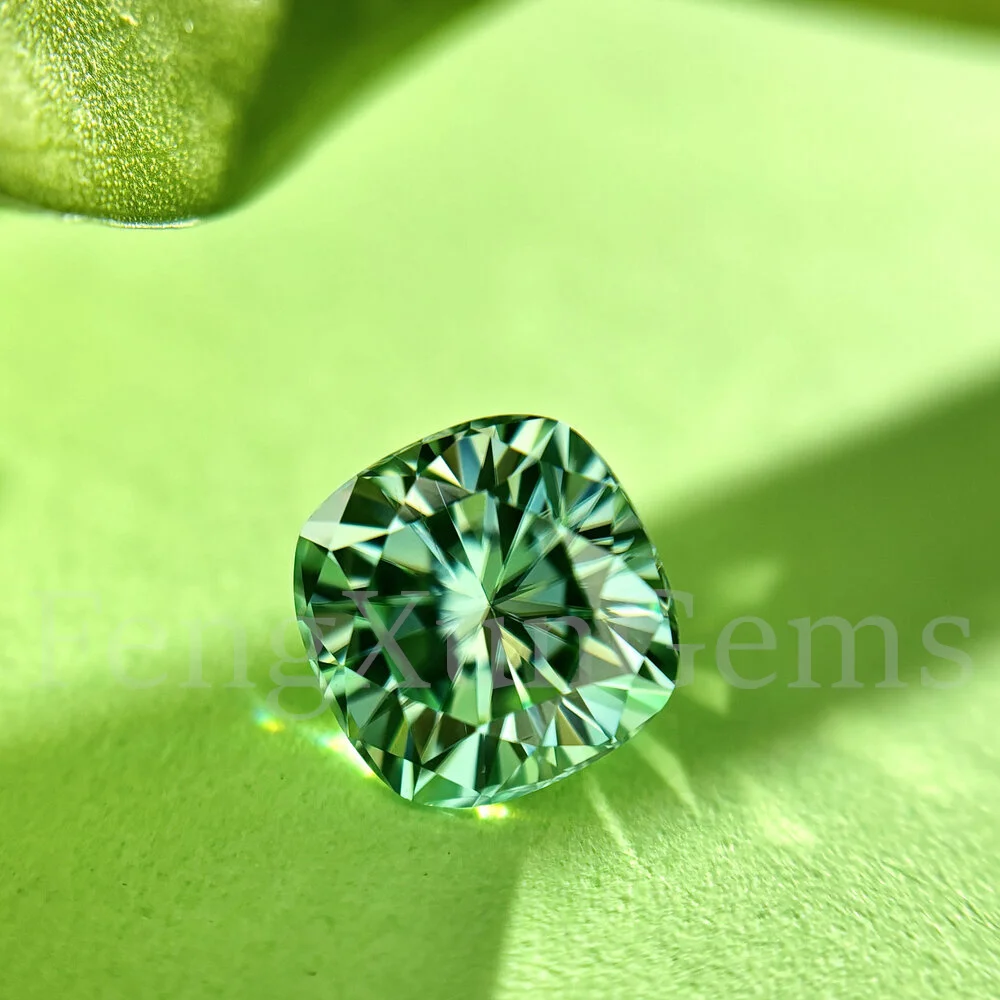 

[Big Factory ]Cushion shape Loose Moissanite Stone VVS1 Excellent Brilliant Cut Gemstones with GRA Certificate for ring jewelry