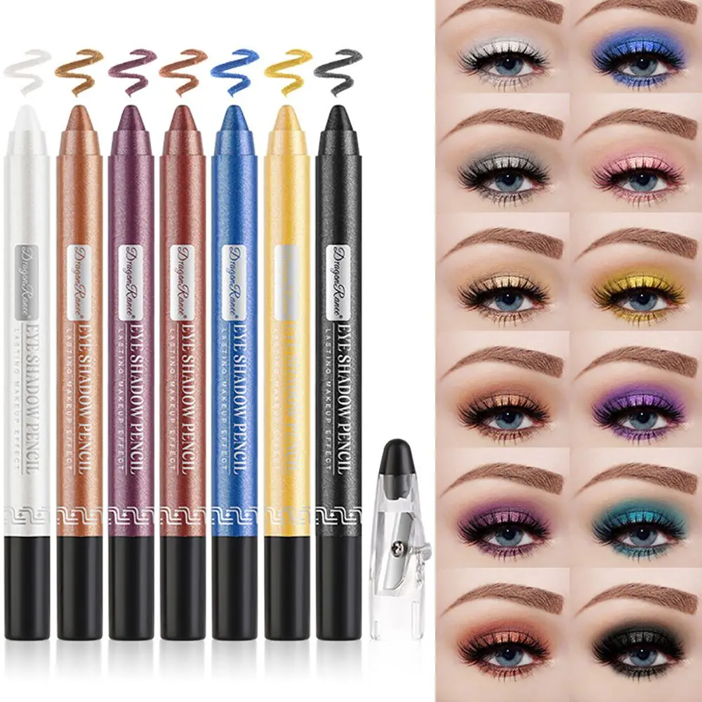 Shimmer Glitter Parel Langdurige Zijderupsstok Oogschaduw Potlood Oogschaduw Pen Eyeliner