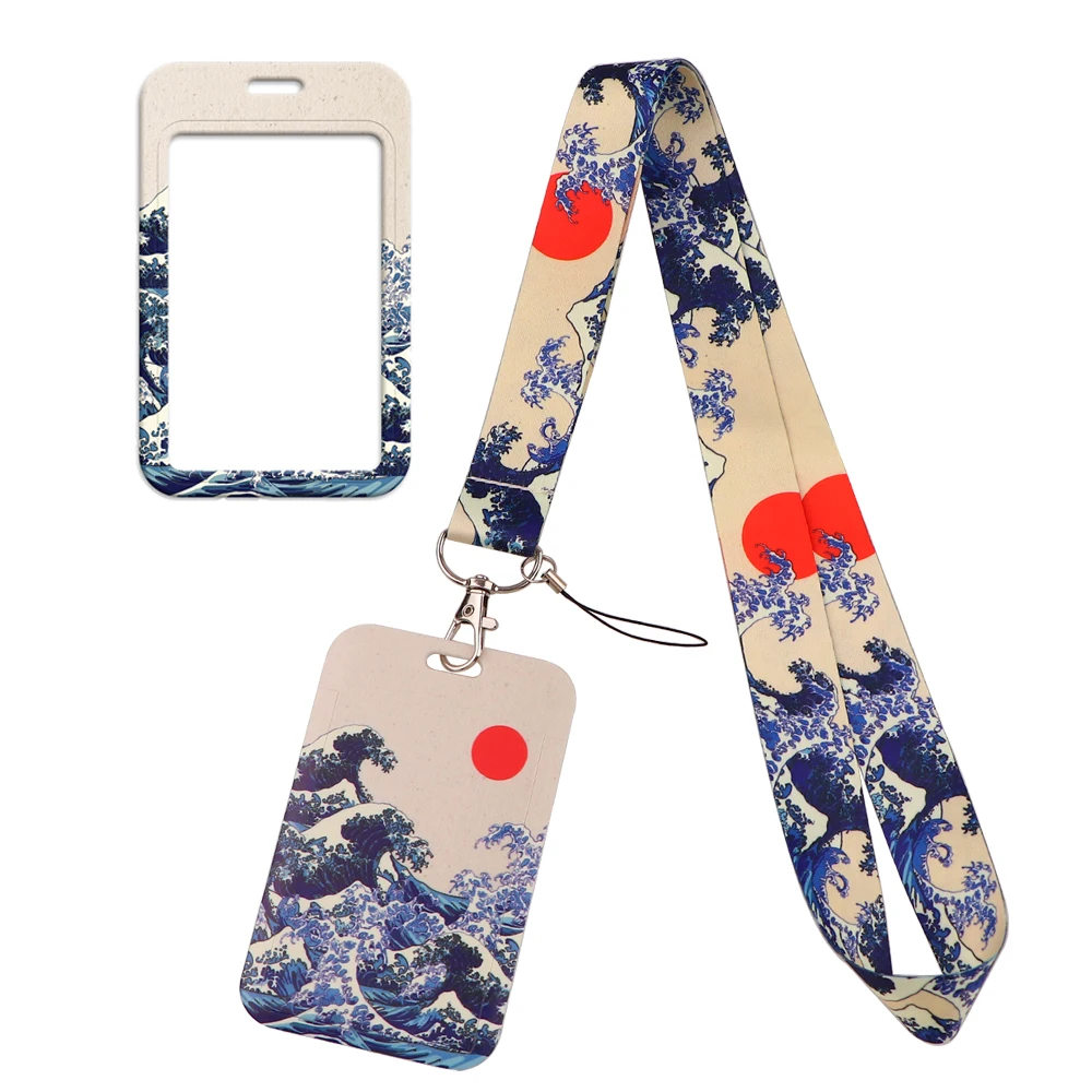 Famous Paintings Lanyard for Key Neck Strap lanyards id badge holder Keychain Key Holder Hang Rope Keyrings Accessories