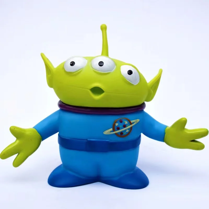 

Disney Pixar Toy Story Alien Little Green Men Piggy Bank Cute Cartoon Figure Coin Bank Collectible Gift for Fans 15Cm