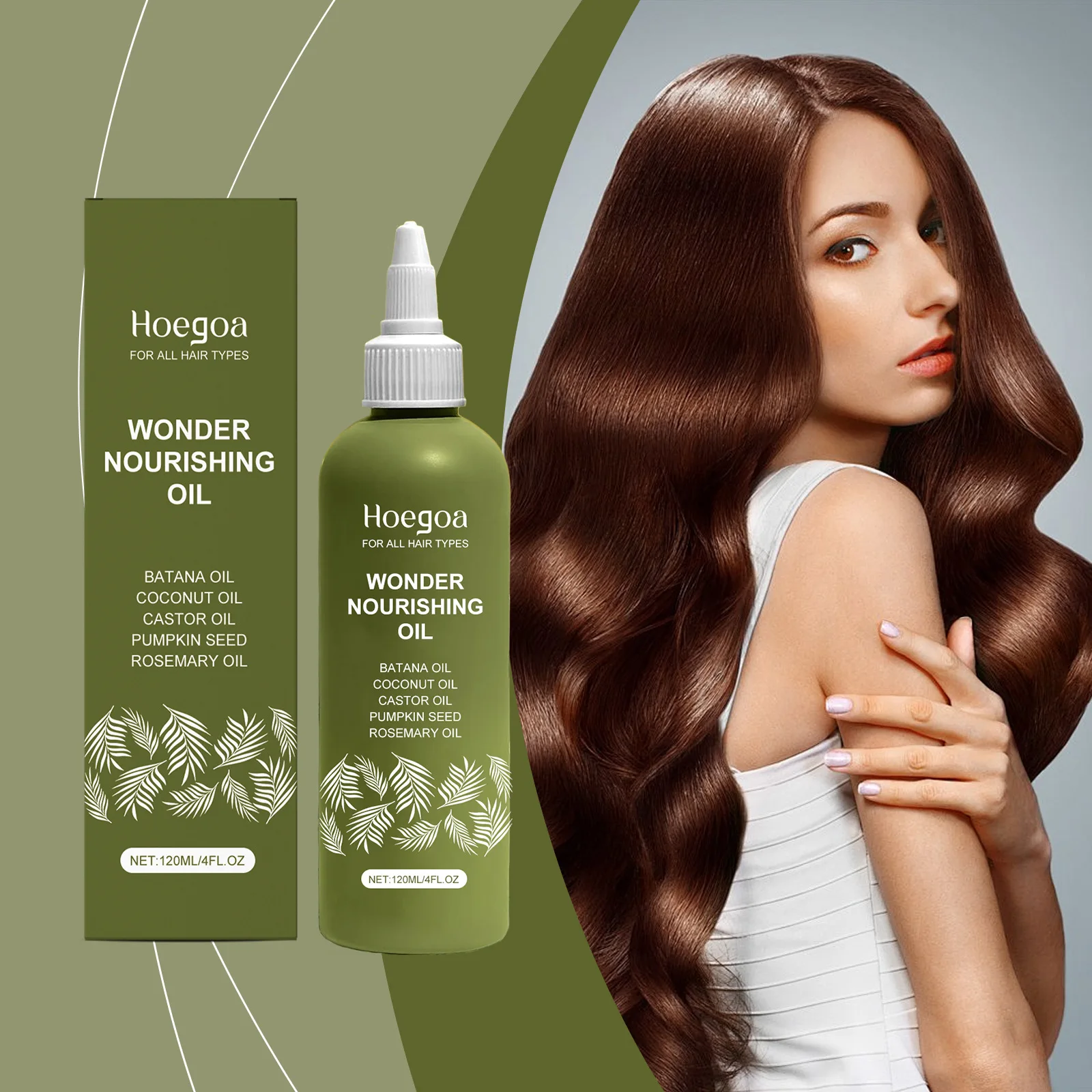 Natural Multi-oil Hair Care Serum Batana Thinning Damaged Hair Boost Fuller Thicker Rosemary Coconut Pumpkin Seed Nourishing Oil