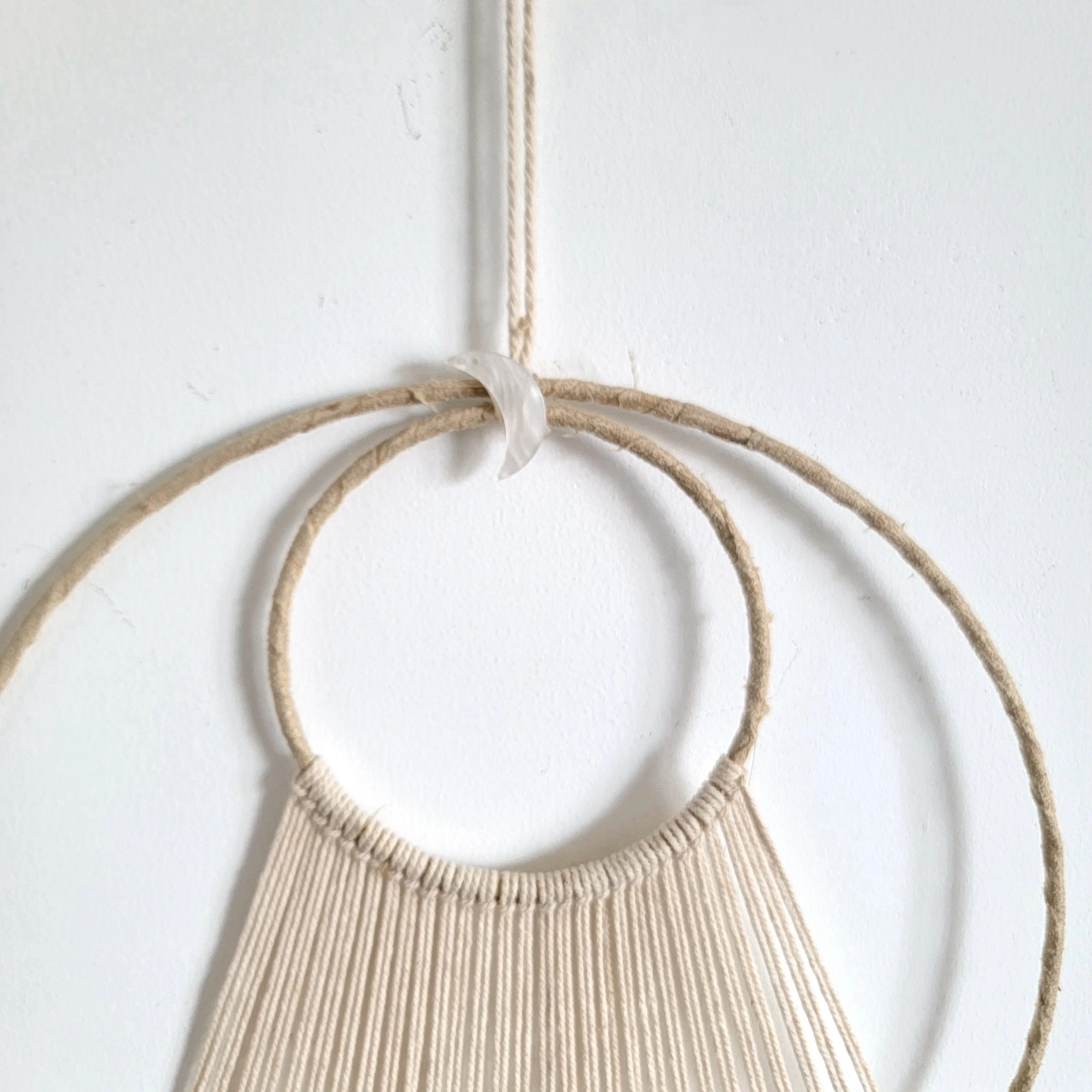 SHELL DECORATIONS-SEA SHELLS BOHO HANGING-ROUND SHAPDE-SHELL DREAMCATCHER