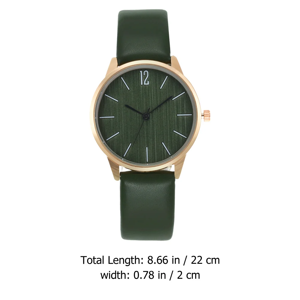 PU Wrist Watch Women Quartz Stylish Casual Fashion Watch Breathable Strap Durable Material Accurate Time