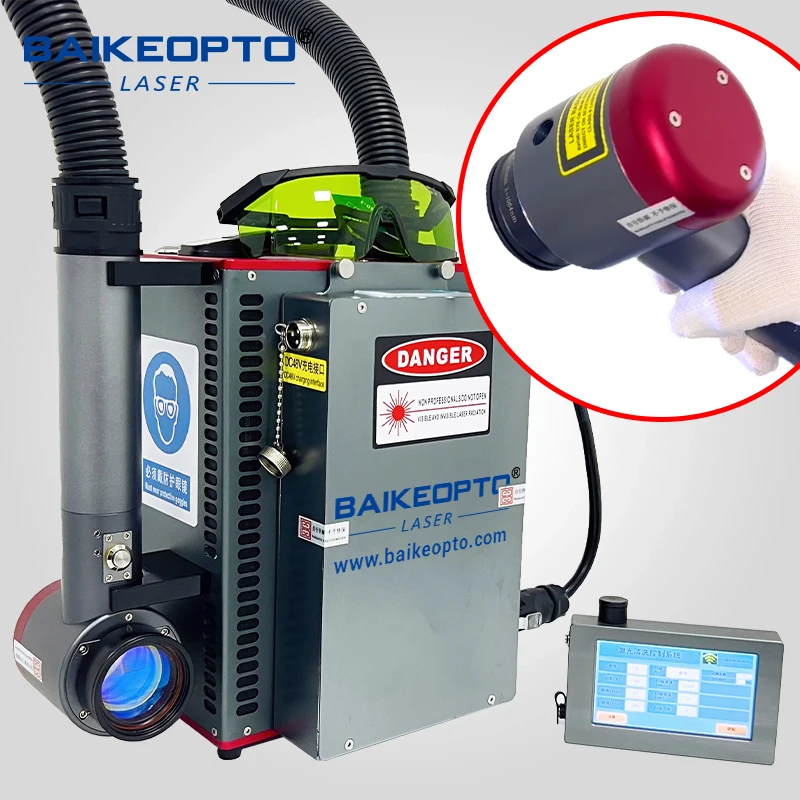 Pulse Laser Reinigungssystem Günstiger Preis Farbe Öl Graffiti Rostentfernung Reinigungsmaschine