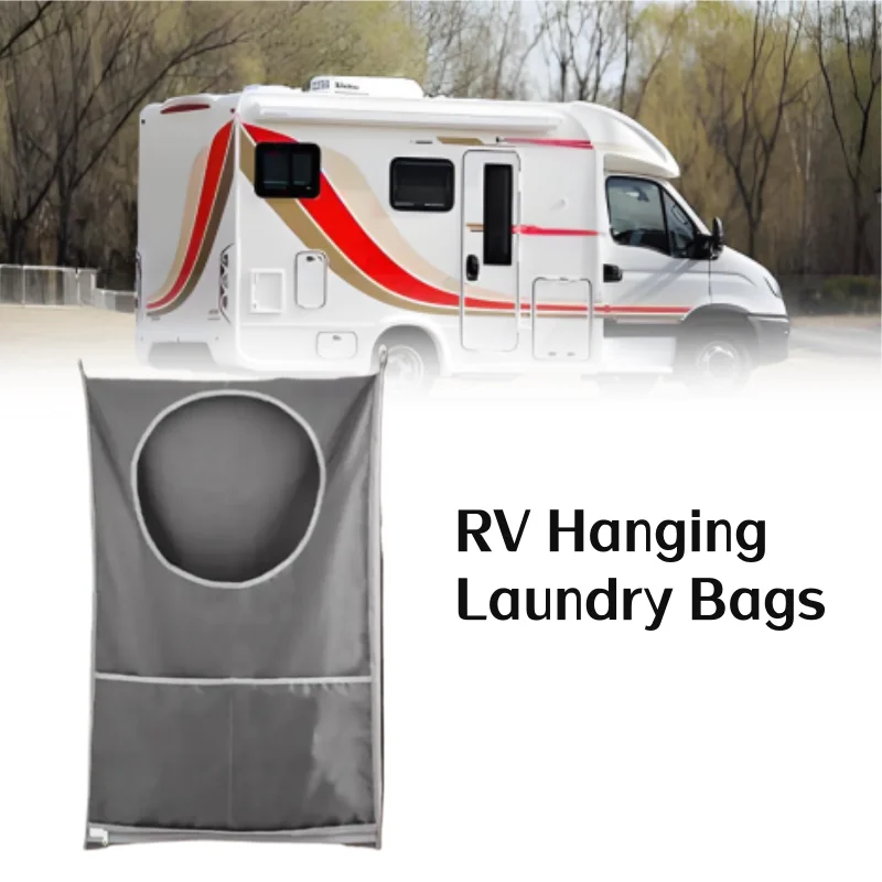 

1 шт. подвесные мешки для белья для кемперов на колесах, прицепов с 2 крючками, компактная сумка для белья для ванной комнаты, спальни, организация дома