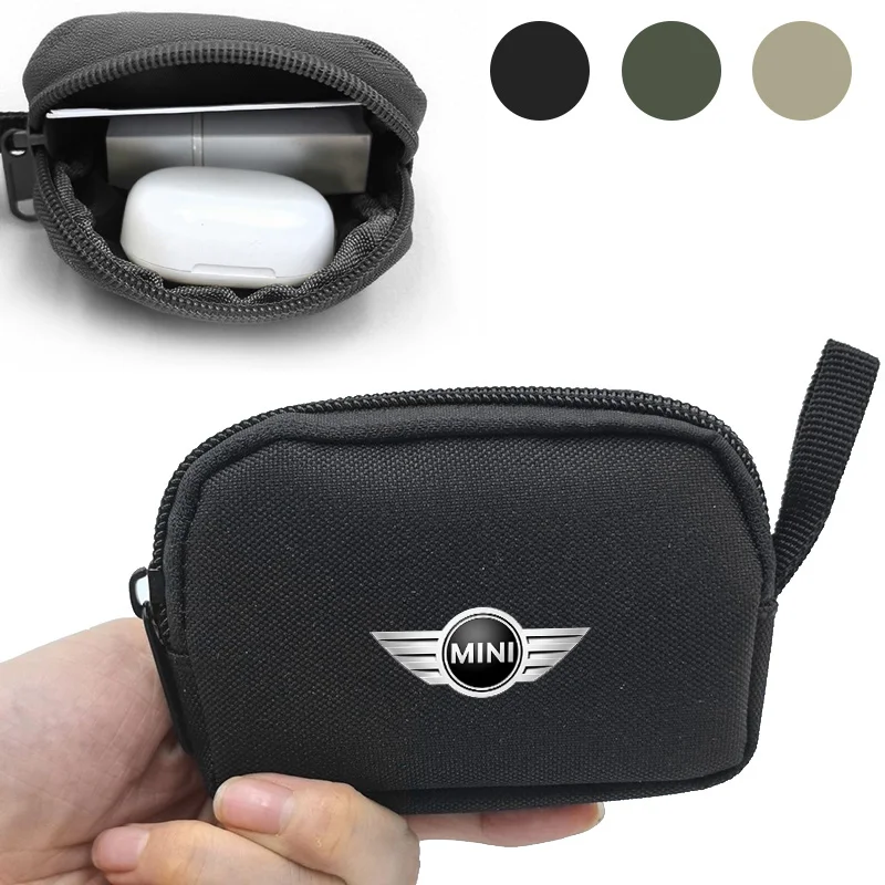 

Portable Car Driver License Key Bag Storage Wallet For BMW Mini Cooper R50 R53 R55 R56 R60 R61 F54 F55 F56 Keychain Car stickers