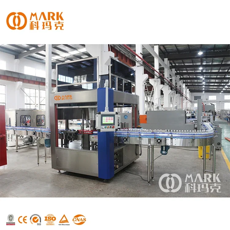 Full Set Complete Mineral Spring Pure Drinking Water Production Line Factory Washing Filling Packing Machine Plant