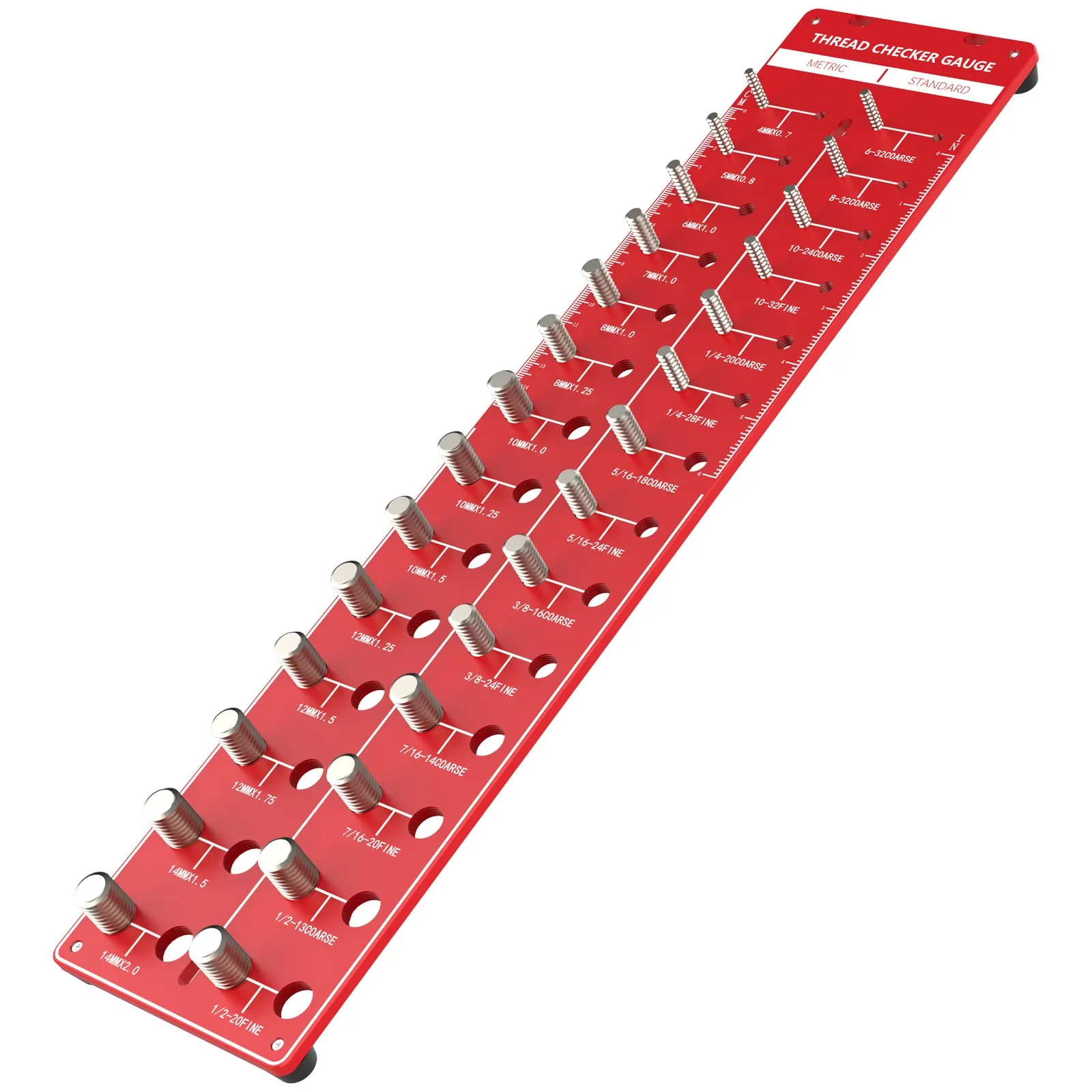 Screws, nuts, bolts, and thread gauges. Screw measuring calipers. Plug gauges. Plug gauges