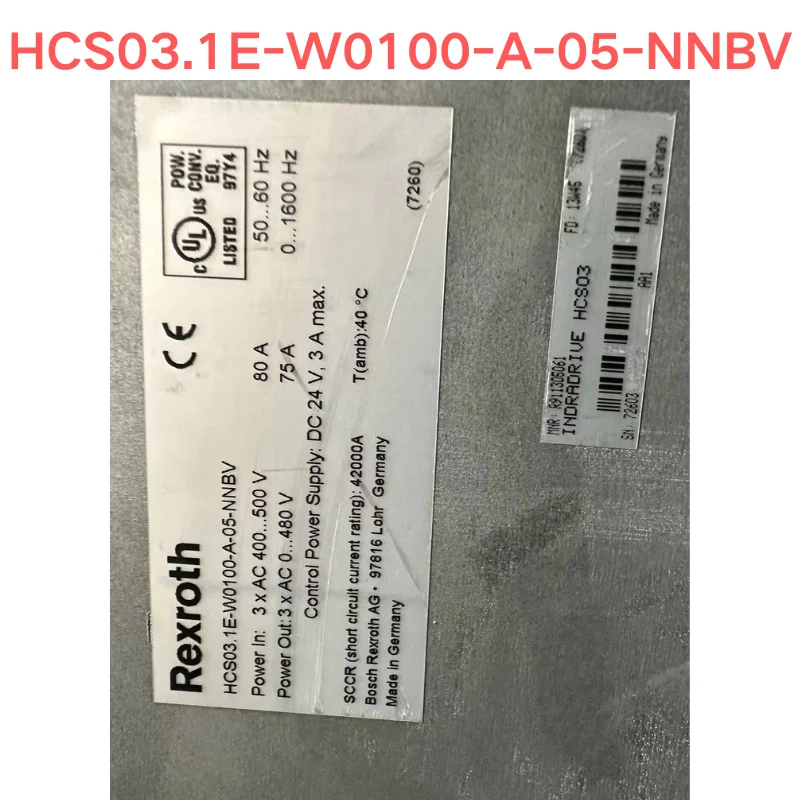 Second  hand  Rexroth  HCS03.1E-W0100-A-05-NNBV    test OK