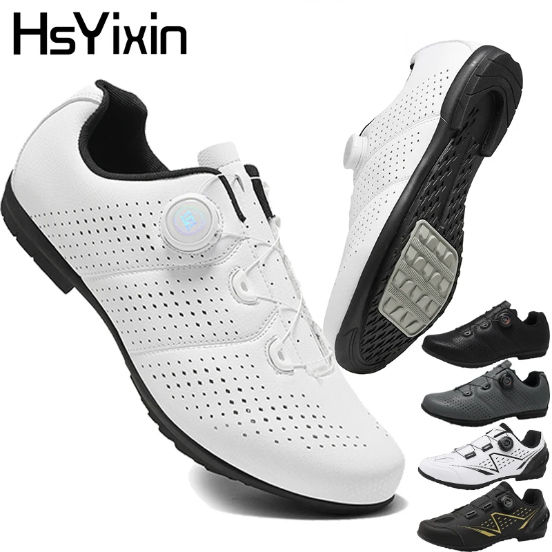 

Cycling Shoes HsYixin Flat MTB Road Bike Cycling Shoes Men and Women Non-slip Breathable Flat Racing Sneakers Speed Cycling Shoe