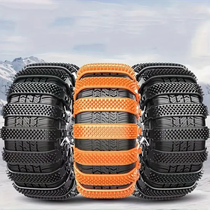 Snow Chain Tyre Chain 10/1PCS Urethane Set Wheel Ties Belts Car Tires Chains Winter Anti-Slip Chain Anti Skid Snow Emergency