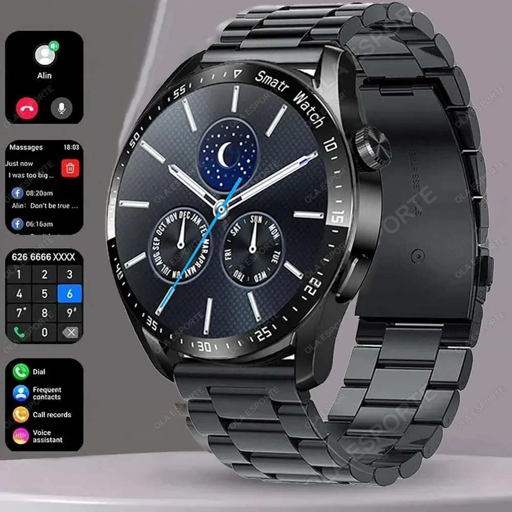 New Watch 5 Pro GPS Tracker Smart Watch Men 360*360 AMOLED S