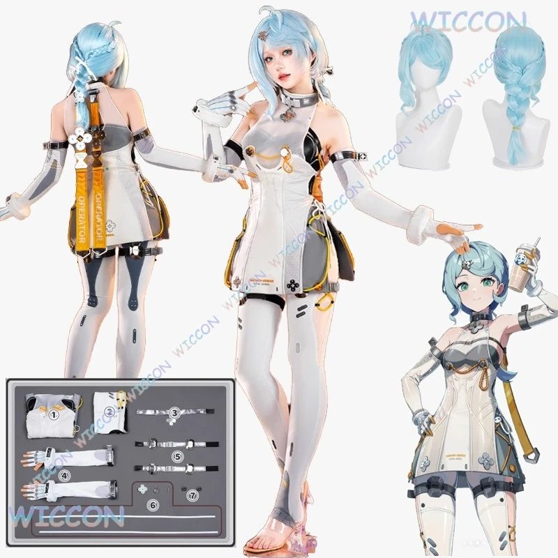 

Игра Zenless Zone Zero Seed Косплей Костюм Seed Косплей Парик Платье Перчатки Реквизит Хэллоуин Вечеринка Карнавал Ролевые Игры Женщины Девушки