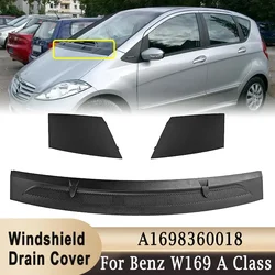 3Pcs/set Front Water Drain Cover Front Windshield Engine Drain Cover for Mercedes Benz A Class W169/B Class W245 A1698360018