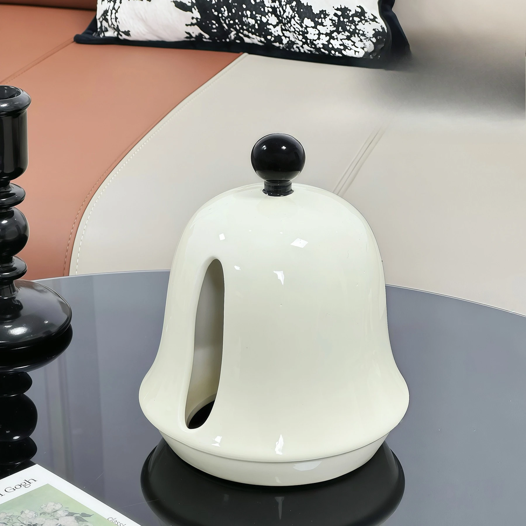 New French Retro Tissue Box in The Ancient Style of Advanced Sense of Box Creative Living Room Light Luxury Pumping Paper Box