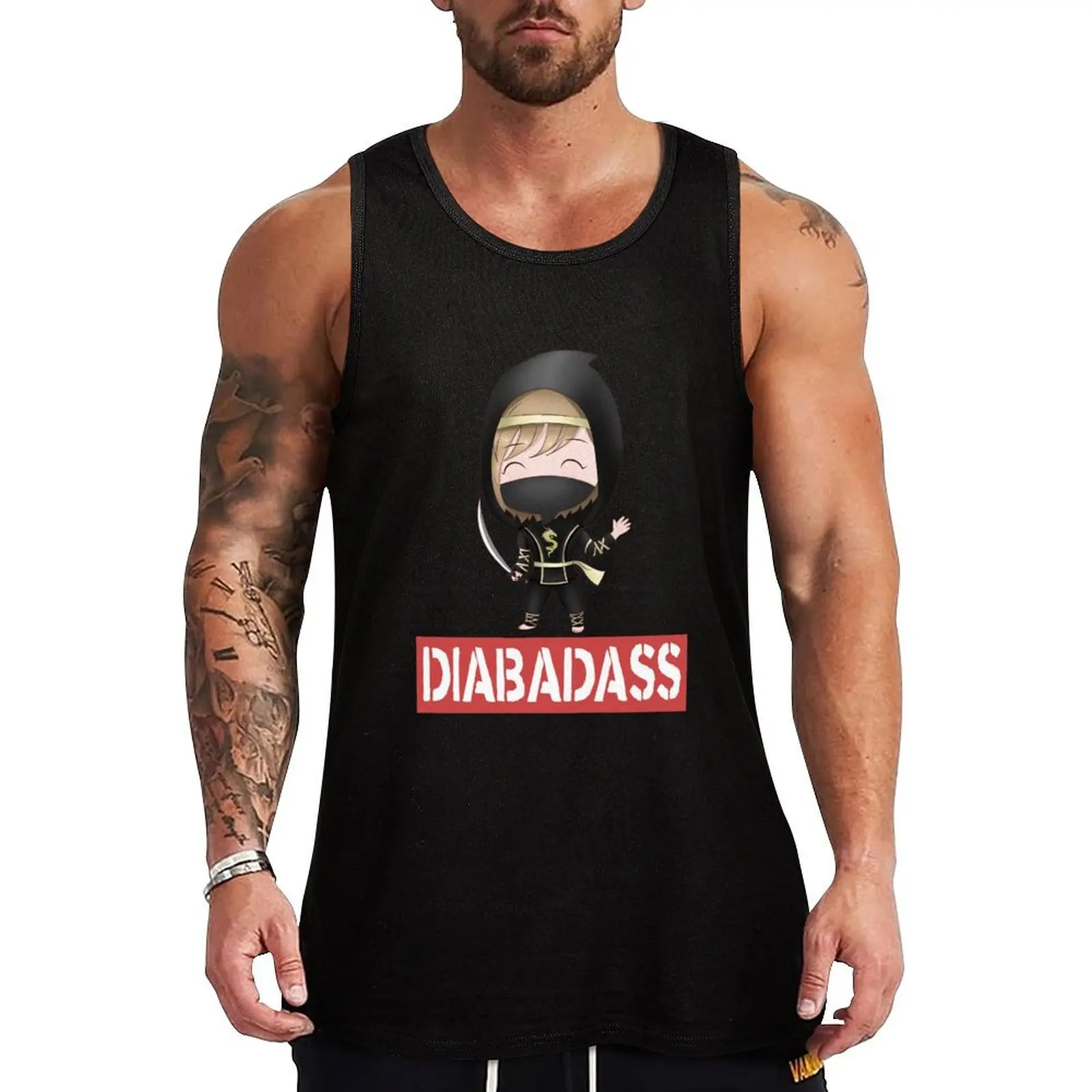 Diabadass ninja - diabetes diabetic t1d type 1 type 1 Tank Top Lightweight Sports Tank Top Quick Dry Sleeveless Tee