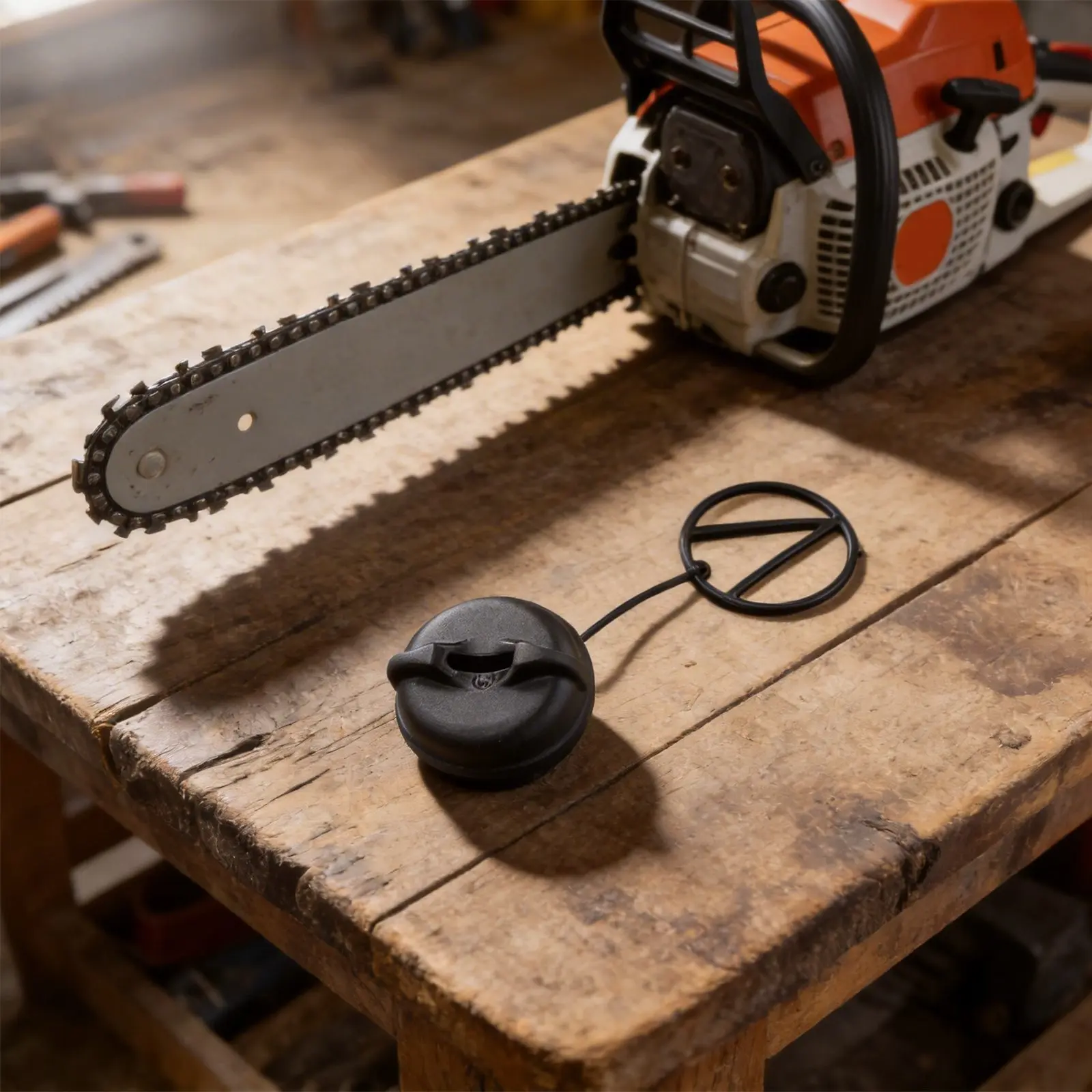 Chainsaw Maintenance As Picture Show Chainsaw Oil Cap Auto Oiler Function Oil Cap Power Tool Part Auto-Oiler Function