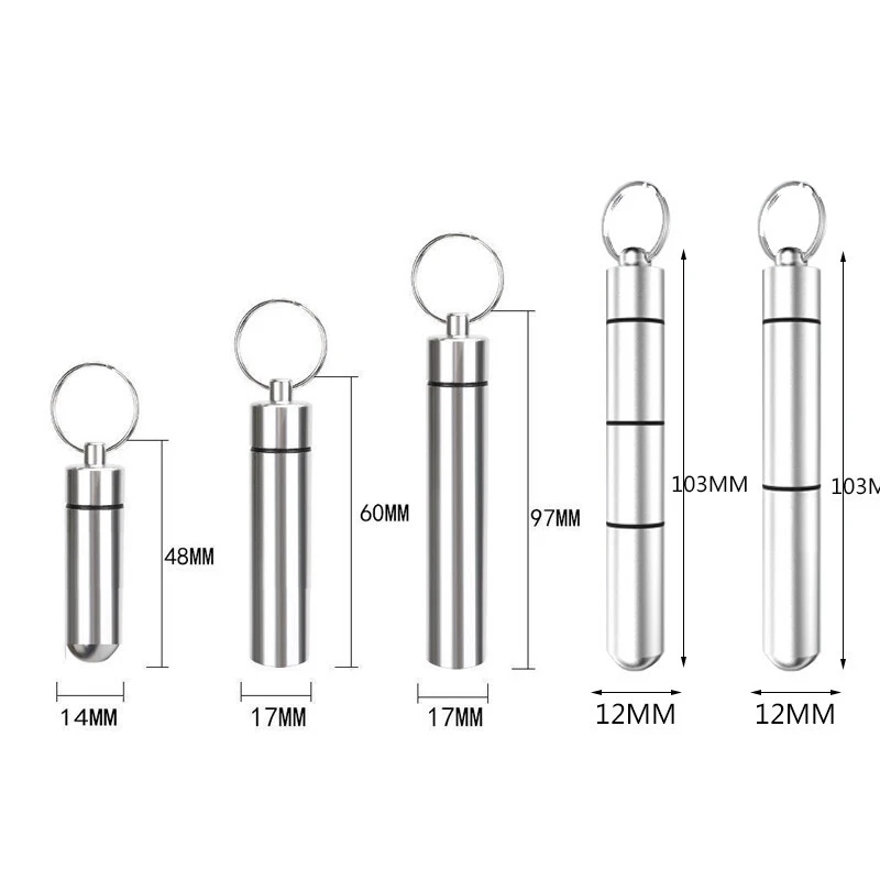 Алюминиевый-контейнер-в-форме-капсулы-для-хранения-лекарств