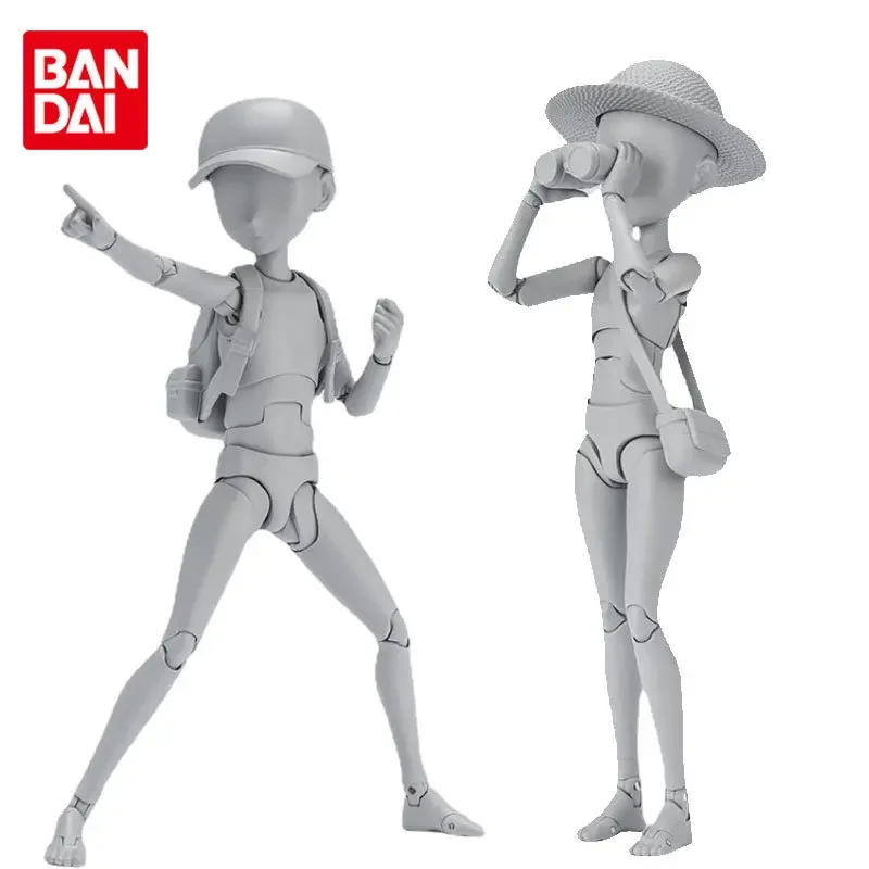 

Bandai Original SHF Primitive Body Sketch Painting Art Joints Movable Anime Action Figures Toys for Boys Girls Kids Gift