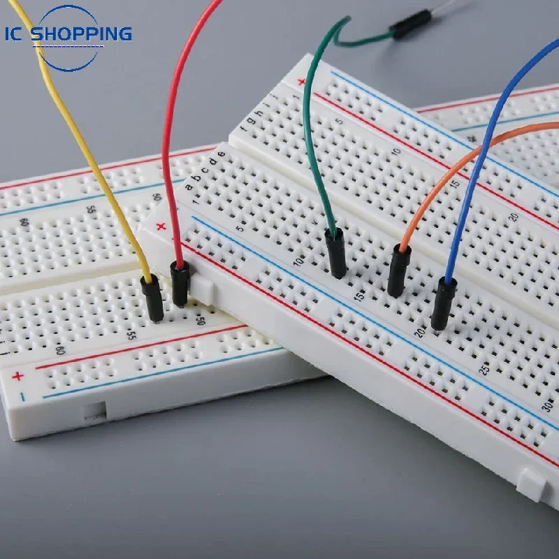 NEW MB102 MB-102 Breadboard 830 Point Weldless Prototype PCB Board Kit Is Used for Arduino Proto Shield Distribution Connections