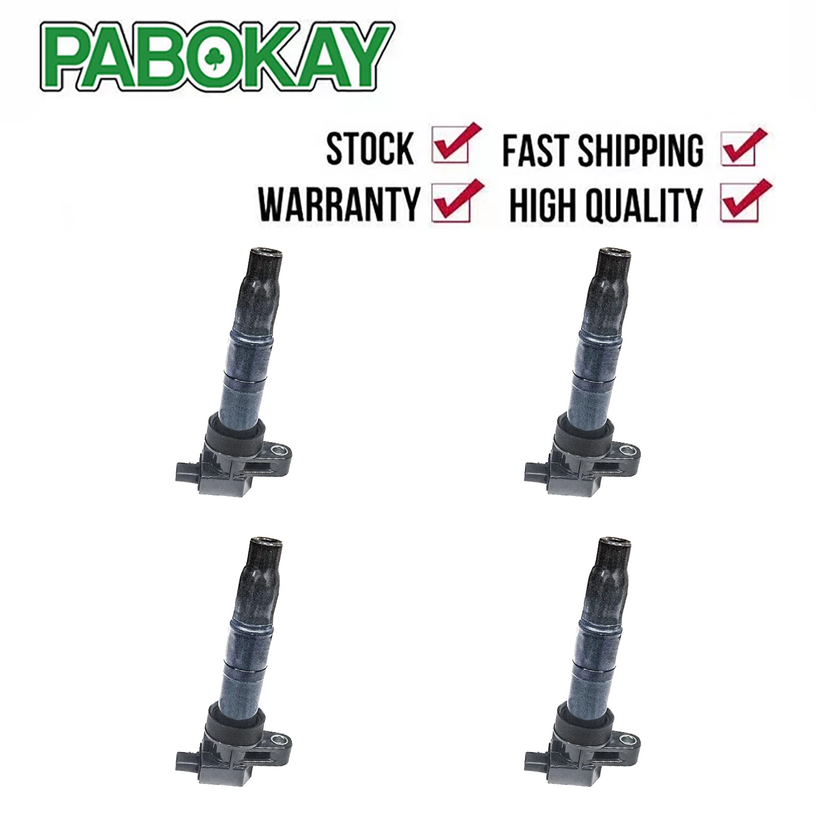 4 pieces x NEW IGNITION COILS for HYUNDAI KIA 27301-3C100 273013C100 GN10560 GN10560-12B1 20432 880314 DMB1117 UF546 CNC374