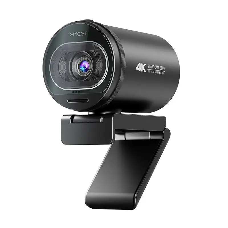 To Webcam 4K Streaming Web Camera 1080P 60FPS USB Camera EMEET S600 Autofocus Living Stream Camera With Mics for Tiktok/YouTube