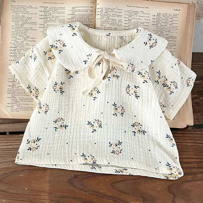 Baby Mädchen Kleidung Anzug Kurzarm Baumwolle Gedruckt T-Shirt + Shorts Neugeborenen Baby Mädchen Kleidung Anzug Für Sommer Sets Koreanischen stil – Detail 7