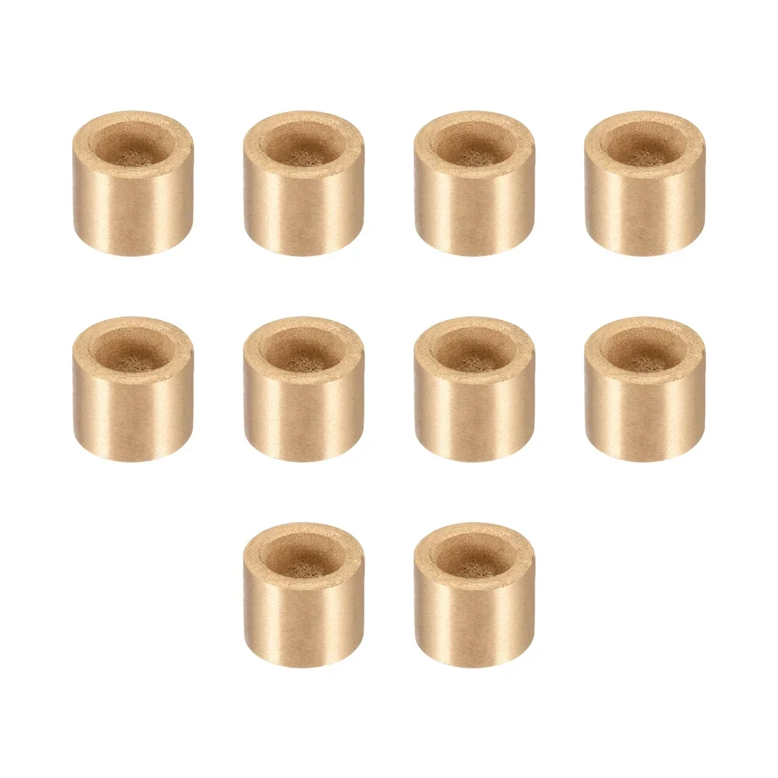 

1-10pcs Self-Lubricating Bearing 6mm 8mm ID Sleeve Sintered Bronze Bearing Bushings