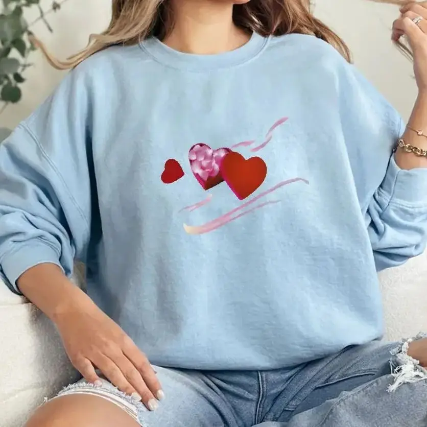 Sweat-shirt à col rond décontracté et robuste – Matériau en coton épais, Construction durable, chaud pour les temps plus frais, forme longue durée