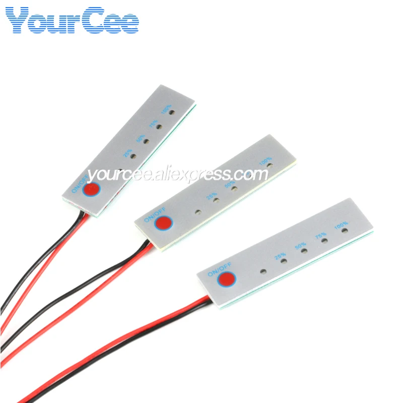 5pcs/1pc 1s-7s 3.7V 18650 Li-ion Lipo Lithium Lead Acid Battery Level Indicator Tester LCD Display Meter Capacity