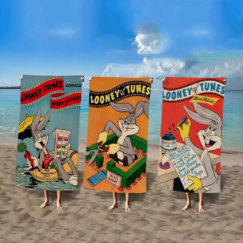 

B-Bugs Bunny Towel Absorbent Quick dry Soft Yoga Swimming Resort Mountain Climbing Towel